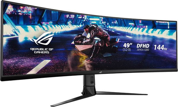 ASUS ROG Strix XG49VQ computer monitor 124.5 cm (49") 3840 x 1080 pixels UltraWide Full HD LED Black