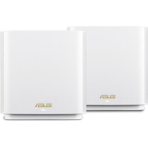 ASUS ZenWiFi AX XT8 (W-2-PK) wireless router Gigabit Ethernet Tri-band (2.4 GHz / 5 GHz / 5 GHz) White - Image 1