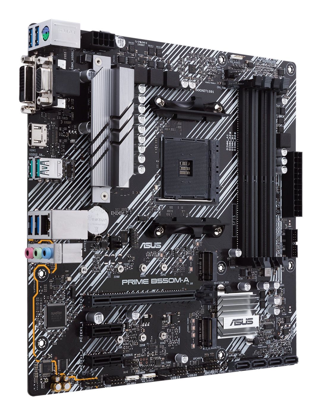 ASUS PRIME B550M-A AMD B550 Socket AM4 micro ATX - Image 1