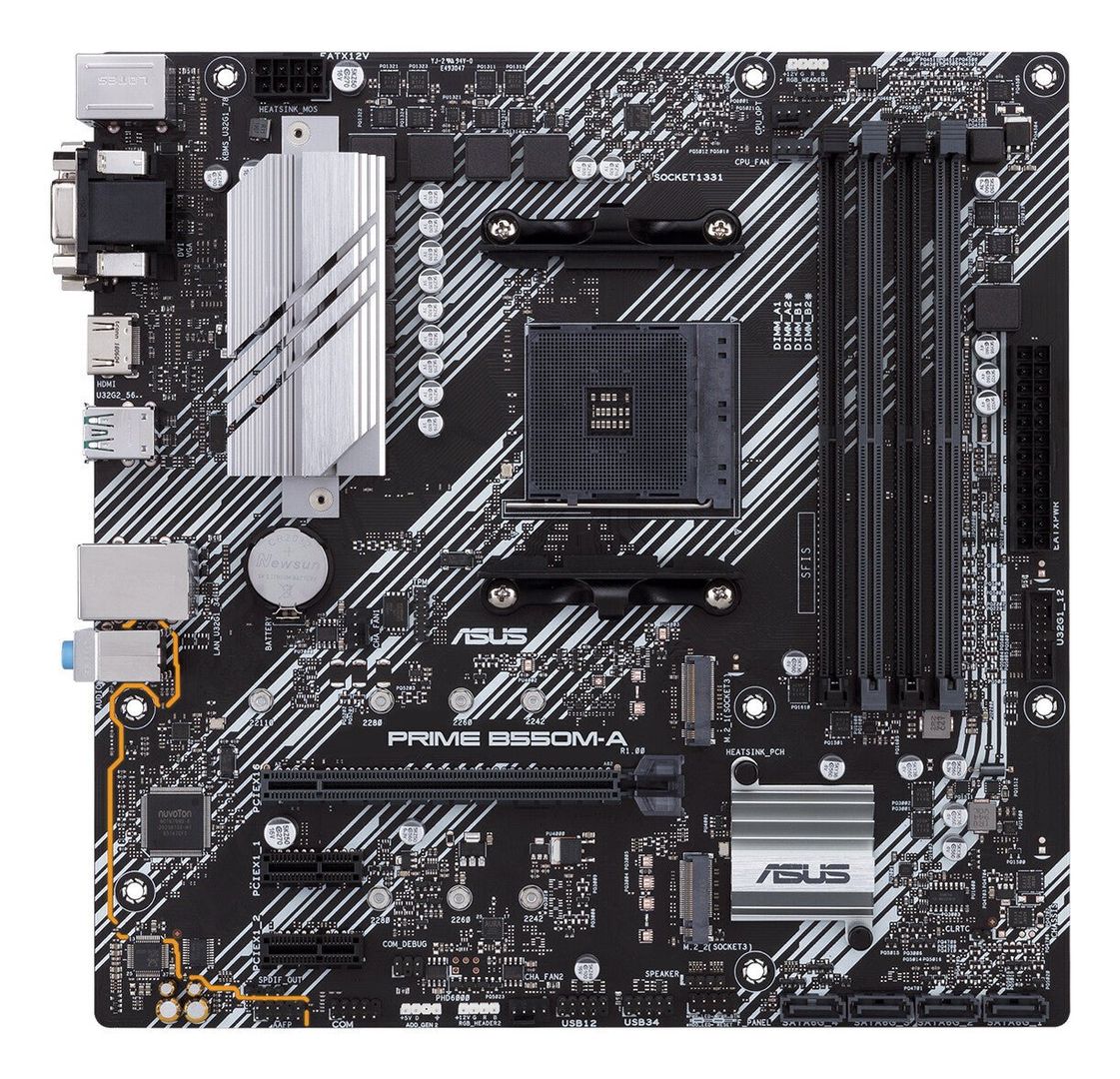 ASUS Prime B550M-A/CSM AMD B550 Socket AM4 micro ATX - Image 1