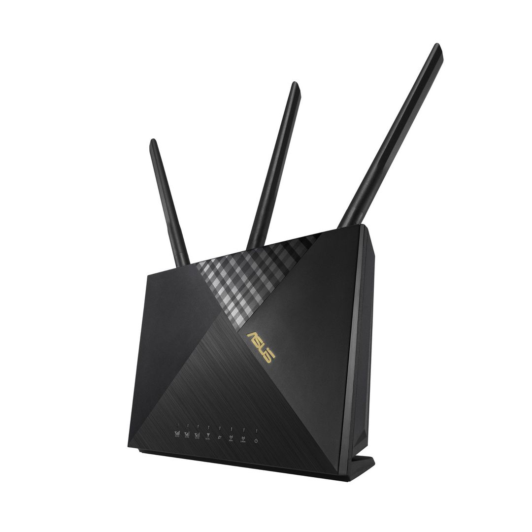 ASUS 4G-AX56 wireless router Gigabit Ethernet Dual-band (2.4 GHz / 5 GHz) Black - Image 1