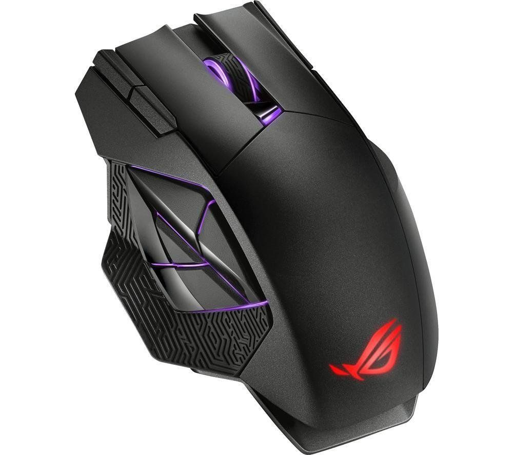 ASUS ROG Spatha X mouse Gaming Right-hand RF Wireless + USB Type-C Optical 19000 DPI - Image 1