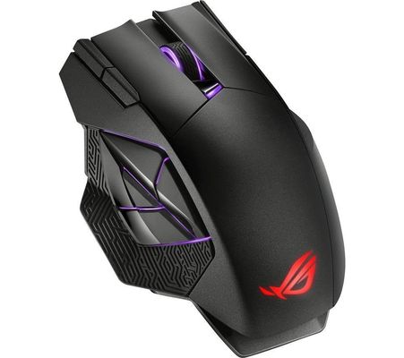 ASUS ROG Spatha X mouse Gaming Right-hand RF Wireless + USB Type-C Optical 19000 DPI