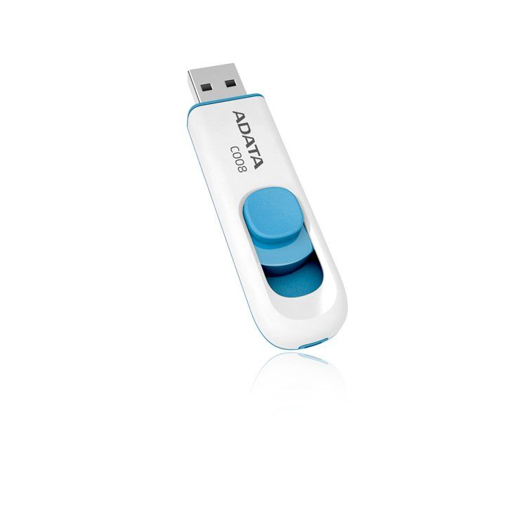 ADATA C008 USB flash drive 16 GB USB Type-A 2.0 Blue White - Image 1