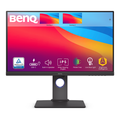 BenQ PD2705Q computer monitor 68.6 cm (27") 2560 x 1440 pixels Quad HD LED Grey - Thumbnail 2