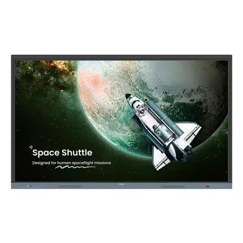 BenQ RE8604 Interactive flat panel 2.18 m (86") 450 cd/m 4K Ultra HD Black Grey Touchscreen Built-in processor Android - Image 1