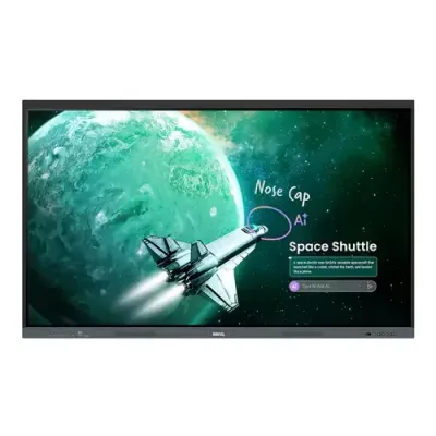 BenQ RE7505E interactive whiteboard 190.5 cm (75") 3840 x 2160 pixels Touchscreen Black USB