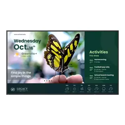BenQ ST5504 Digital signage flat panel 139.7 cm (55") LCD 350 cd/m 4K Ultra HD Black Built-in processor Android 18/7