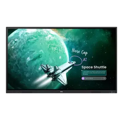 BenQ RE6505A interactive whiteboard 165.1 cm (65") 3840 x 2160 pixels Touchscreen Black USB
