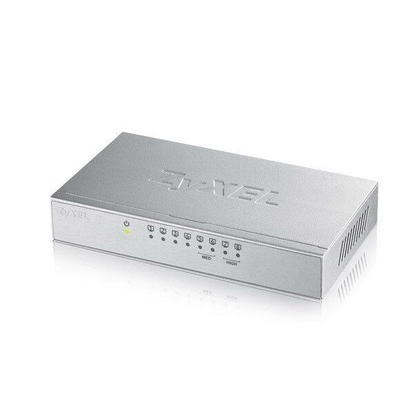 Zyxel GS-108B v3 Unmanaged Gigabit Ethernet (10/100/1000) Silver - Image 1