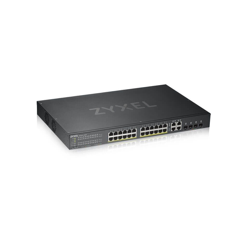 Zyxel GS1920-24HPv2 Managed L2/L3/L4 Gigabit Ethernet (10/100/1000) Power over Ethernet (PoE) Black - Image 1