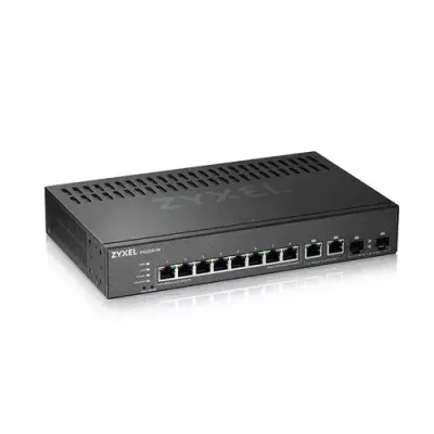 Zyxel GS2220-10 Managed L2 Gigabit Ethernet (10/100/1000) Black - Thumbnail 2