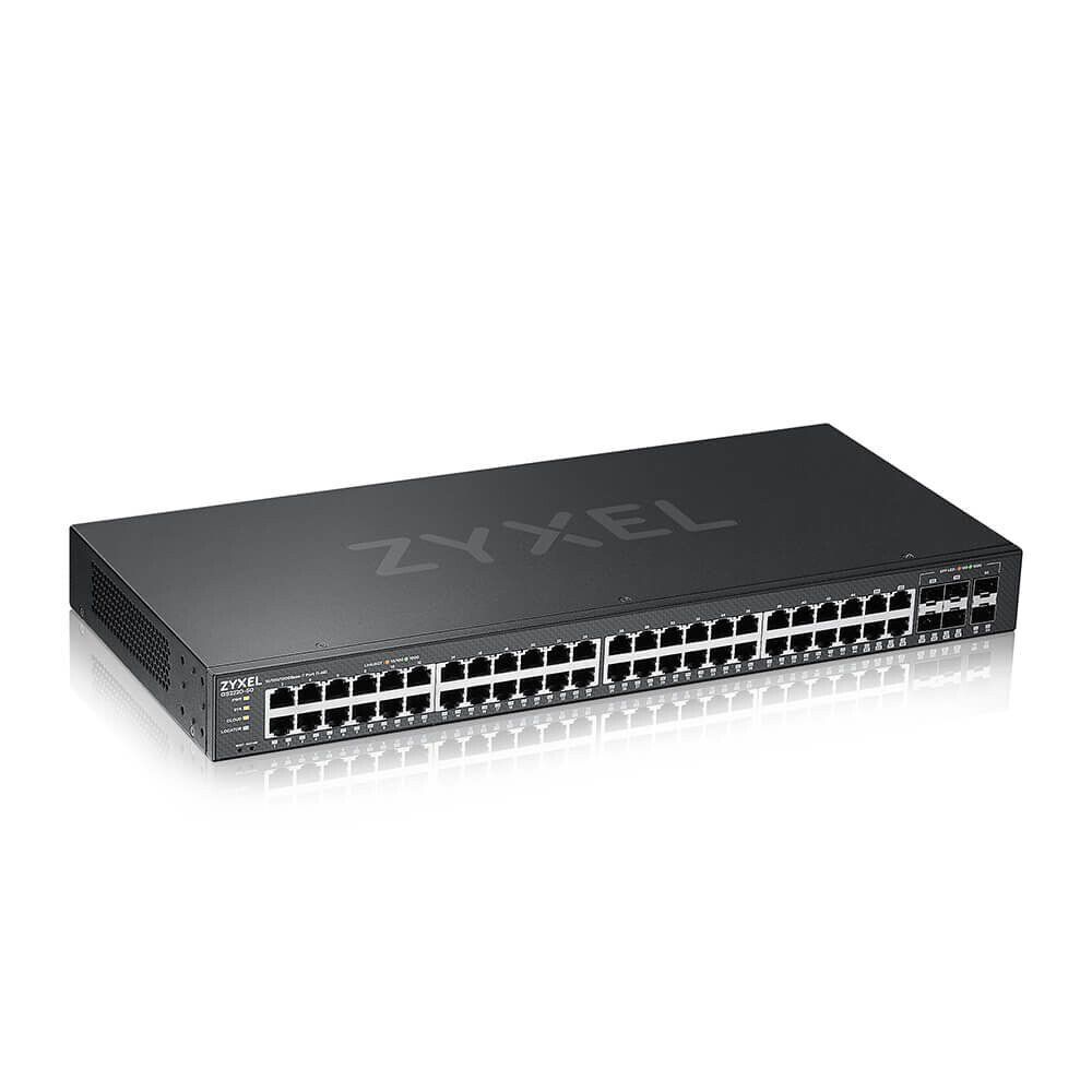 Zyxel GS2220-50 Managed L2 Gigabit Ethernet (10/100/1000) Black - Image 1