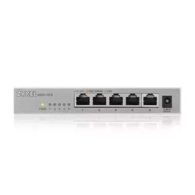 Zyxel XMG-105 Unmanaged 2.5G Ethernet (100/1000/2500) Grey - Thumbnail 2