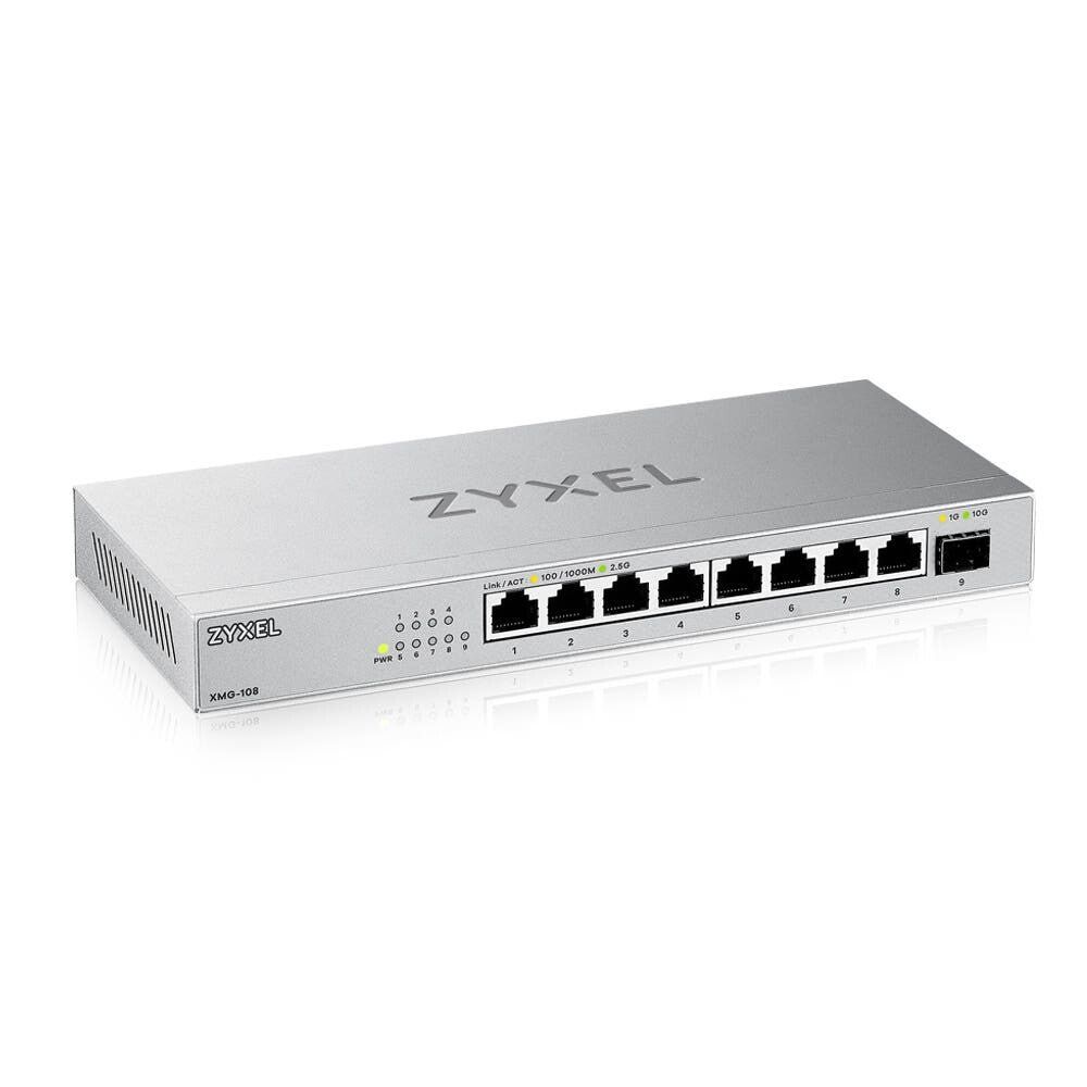 Zyxel XMG-108 Unmanaged 2.5G Ethernet (100/1000/2500) Silver - Image 1