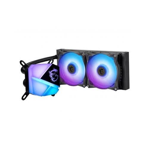 MSI MAG CORELIQUID C240 Liquid CPU Cooler '240mm Radiator. 2x 120 - Image 1