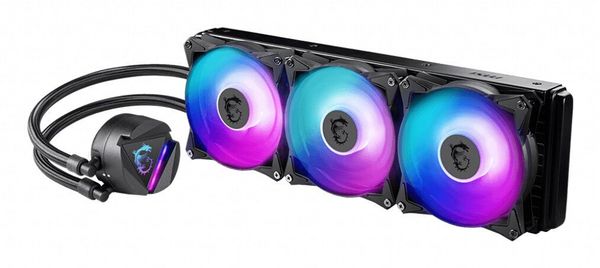 MSI MAG CORELIQUID 360R V2 Liquid CPU Cooler '360mm Radiator. 3x