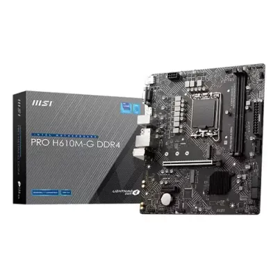 MSI PRO H610M-G DDR4 motherboard Intel H610 LGA 1700 micro ATX - Thumbnail 2