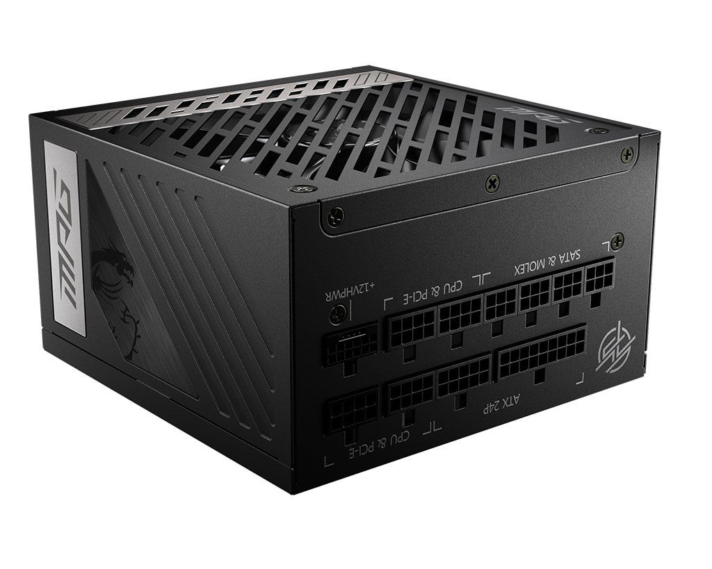 MSI MPG A1000G PCIE5 power supply unit 1000 W 20+4 pin ATX ATX Black - Image 1