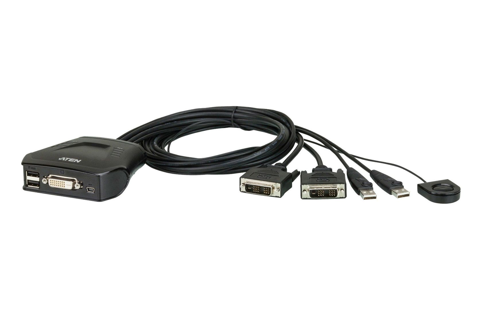 ATEN 2-Port USB DVI KVM Switch - Image 1