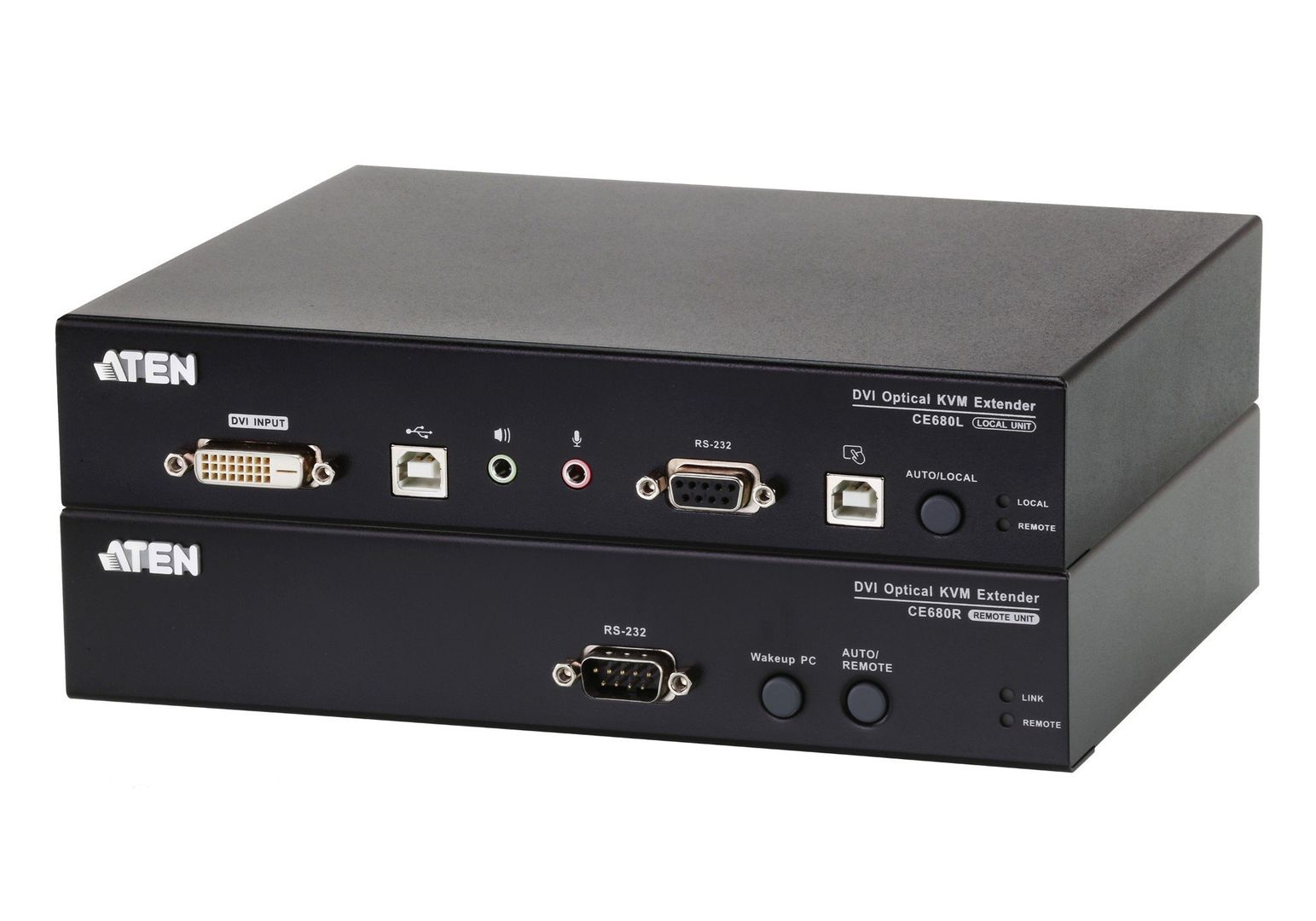ATEN CE680 KVM switch Rack mounting Black - Image 1