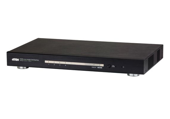 ATEN 4-Port HDMI CAT5e/6 Splitter over Single Cat Cable / 4K / RS232 / HDBaseT