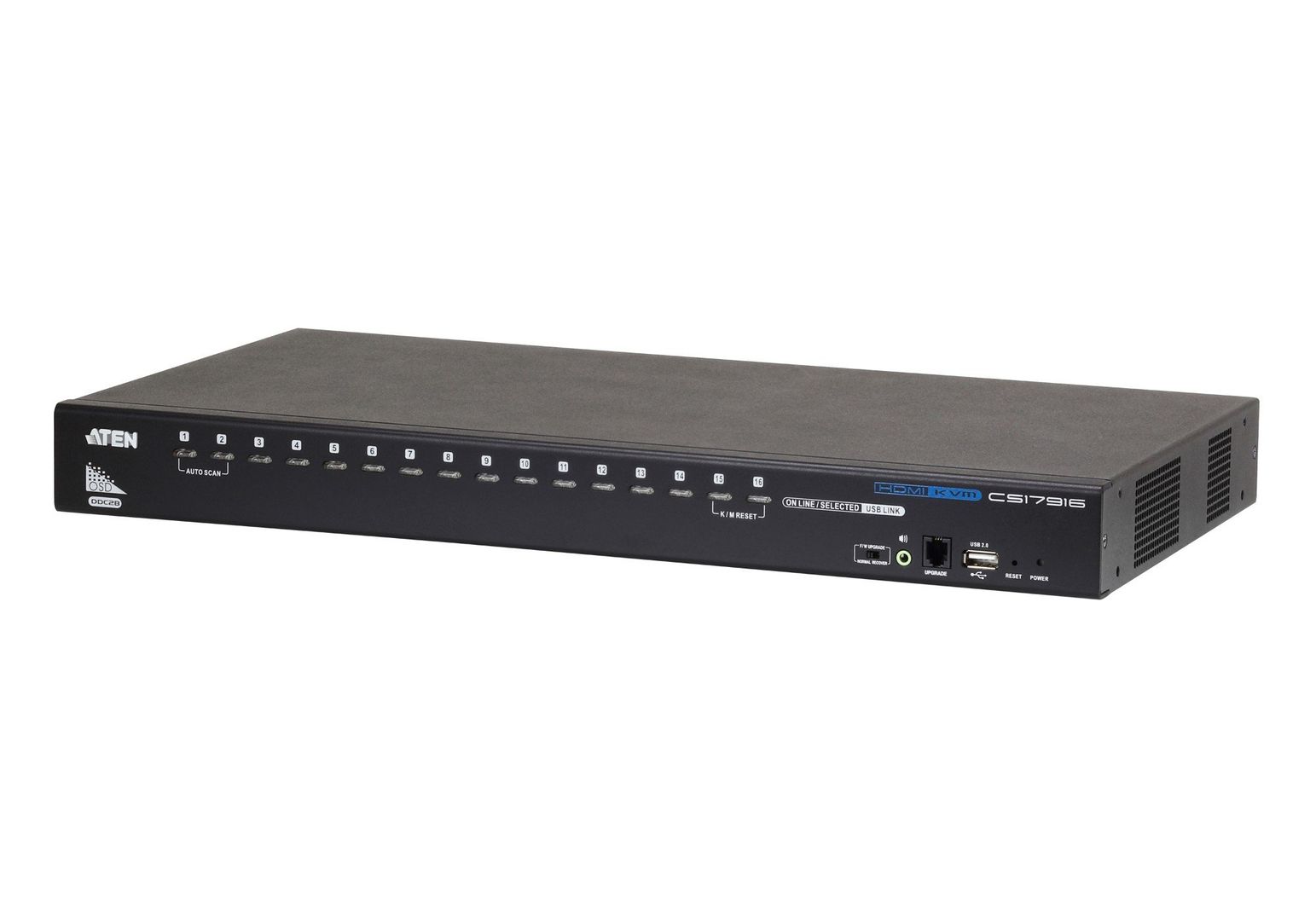 ATEN CS17916 KVM switch Rack mounting Black - Image 1