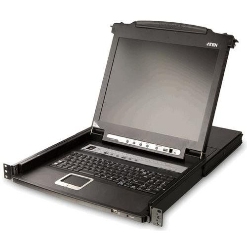 ATEN Slideaway CL5708M - KVM console - 17" - rack-mountable - 128 - Image 1