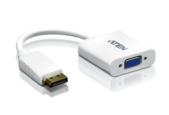 ATEN VC925 video cable adapter DisplayPort VGA (D-Sub) White