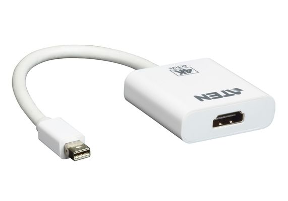 ATEN 4K Active mini DisplayPort to HDMI converter, 3D, up 3840 by 2160 @30Hz