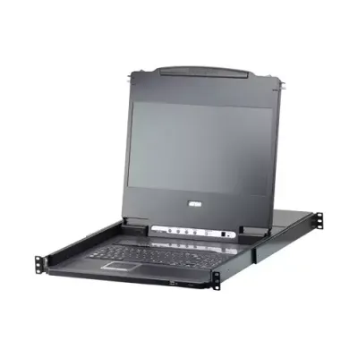 ATEN 8-Port 17.3" DVI Full HD LCD KVM Switch (USB) - Thumbnail 2