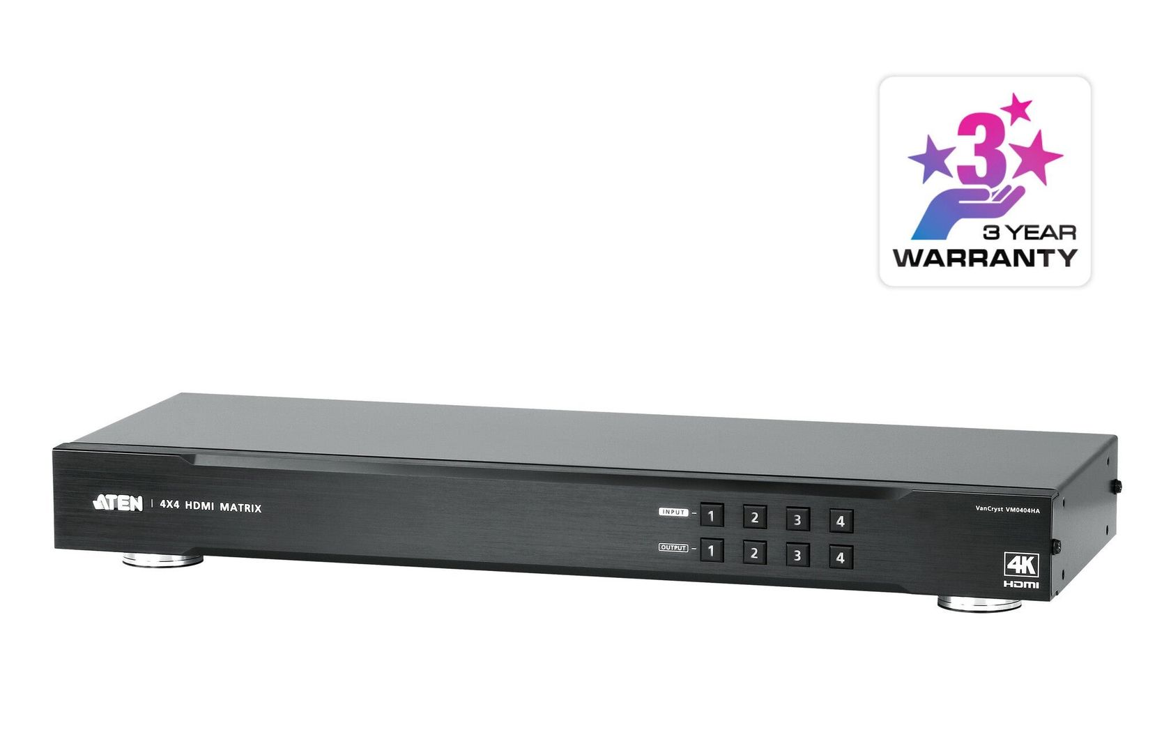 ATEN VM0404HA video switch HDMI - Image 1