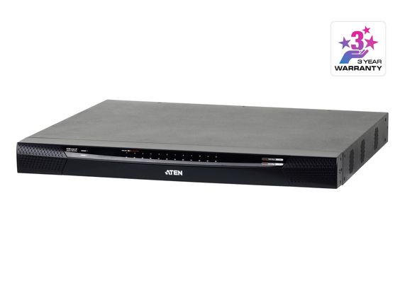 ATEN KN2124VA KVM switch Rack mounting Black. Grey