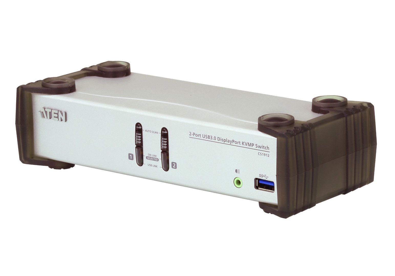 ATEN CS1912 KVM switch Black, Grey - Image 1