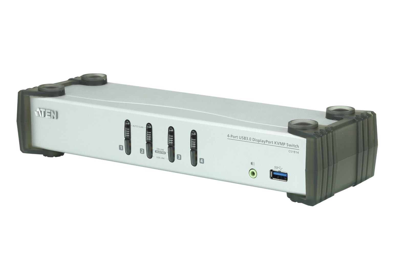 ATEN CS1914 KVM switch Black, Grey - Image 1