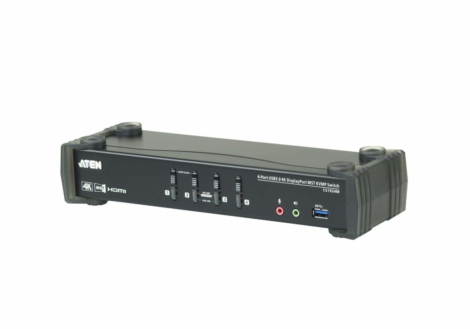 ATEN CS1924M KVM switch Black - Image 1