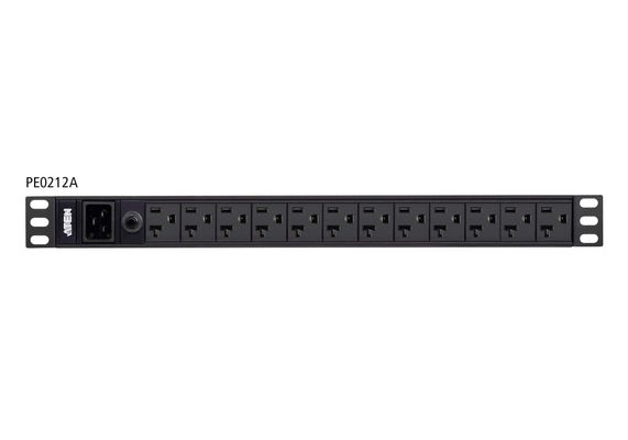ATEN PE0212G power distribution unit (PDU) 12 AC outlet(s) 1U Black