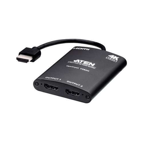 ATEN 2 Port True 4K HDMI Splitter - Image 1
