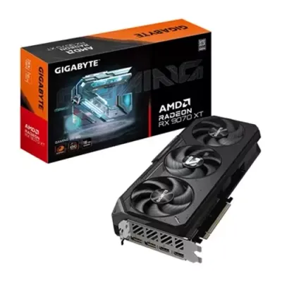 GIGABYTE Radeon RX 9070 XT GAMING OC 16G Graphics Card - 16GB GDDR6 256bit PCI-E 5.0 3060 MHz Core Clock 2 x DisplayPort 2 x HDMI GV-R9070XTGAMING OC-16GD