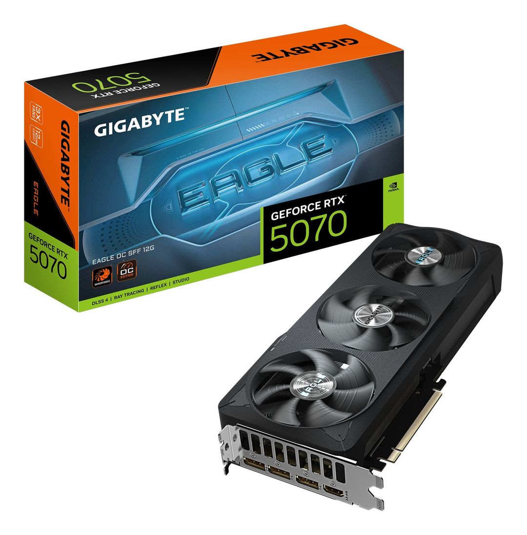 GIGABYTE GeForce RTX 5070 12 GB EAGLE OC SFF Graphics Card - Image 1