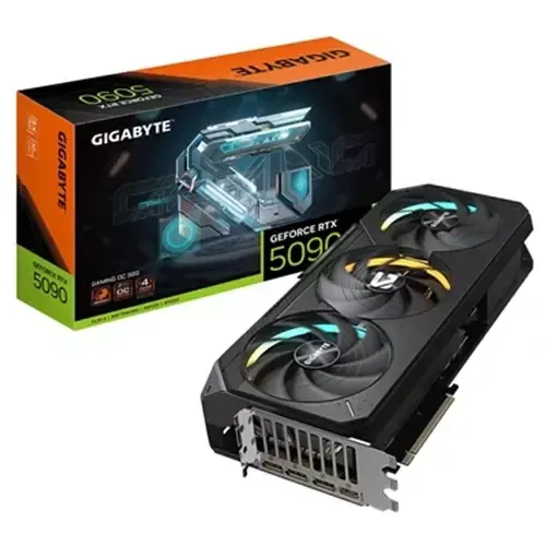 GIGABYTE GeForce RTX 5090 GAMING OC 32G Graphics Card - 32GB GDDR7 512bit PCI-E 5.0 2550MHz Core Clock 3 x DP 2.1a 1 x HDMI 2.1b NVIDIA DLSS 4 GV-N5090GAMING OC-32GD - Image 1