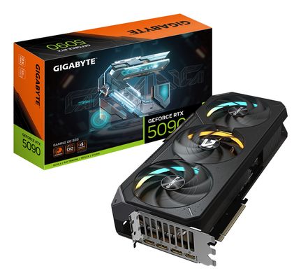 GIGABYTE GeForce RTX 5090 GAMING OC 32G Graphics Card - 32GB GDDR7 512bit PCI-E 5.0 2550MHz Core Clock 3 x DP 2.1a 1 x HDMI 2.1b NVIDIA DLSS 4 GV-N5090GAMING OC-32GD - Thumbnail 2
