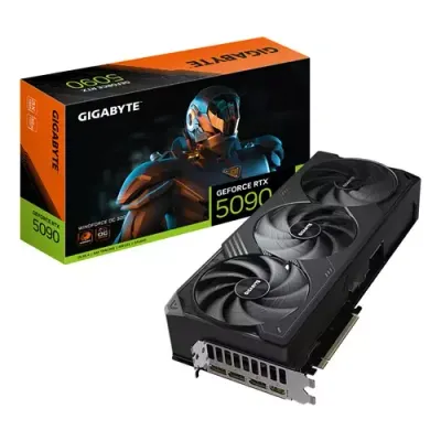 GIGABYTE GeForce RTX 5090 WINDFORCE OC 32G Graphics Card - 32GB GDDR7. - Thumbnail 2