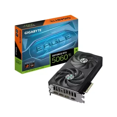 GIGABYTE GeForce RTX 5060 Ti EAGLE OC 16G Graphics Card - 16GB GDDR7, 128bit, PCI-E 5.0, 2617MHz Core Clock, 3 x DisplayPort, 1 x HDMI, GV-N506TEAGLE OC-16GD - Thumbnail 3