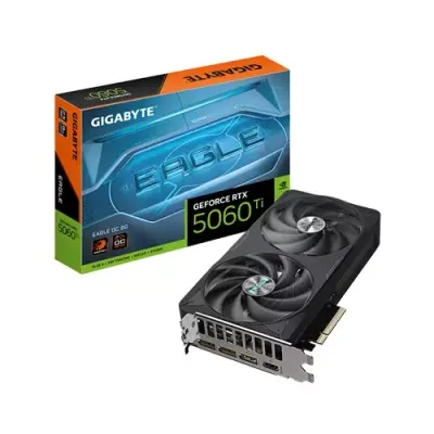GIGABYTE GeForce RTX 5060 Ti EAGLE OC 8G Graphics Card - 8GB GDDR7 128bit PCI-E 5.0 2617MHz Core Clock 3 x DisplayPort 1 x HDMI GV-N506TEAGLE OC-8GD
