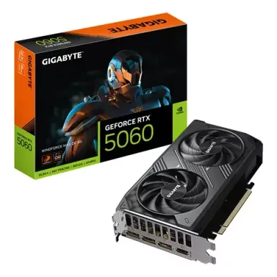 GIGABYTE GeForce RTX 5060 WINDFORCE MAX OC 8G Graphics Card - 8GB GDDR - Thumbnail 2
