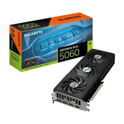 GIGABYTE GeForce RTX 5060 EAGLE MAX OC 8G Graphics Card - 8GB GDDR7 128bit PCI-E 5.0 2550 MHz Core Clock 3 x DisplayPort 1 x HDMI NVIDIA DLSS 4 GV-N5060EAGLEMAX OC-8GD 1.0 - Thumbnail 2