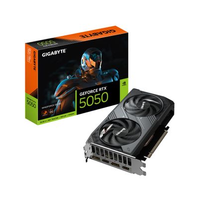 GIGABYTE GeForce RTX 5050 WINDFORCE OC 8G Graphics Card - 8GB GDDR6. 1
