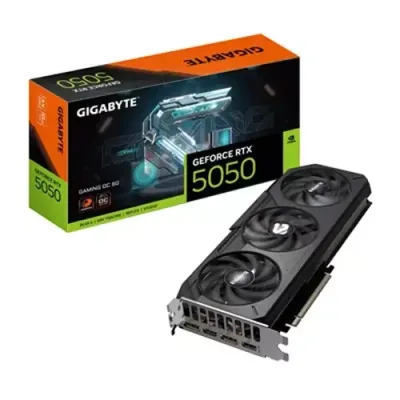 GIGABYTE GeForce RTX 5050 GAMING OC 8G Graphics Card - 8GB GDDR6, 128bit, PCI-E 5.0, 2632MHz Core Clock, 2 x DP, 2 x HDMI, NVIDIA DLSS 4, GV-N5050GAMING OC-8GD - Thumbnail 2