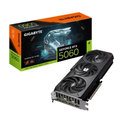 GIGABYTE GeForce RTX 5060 GAMING OC V2 8G Graphics Card - 8GB GDDR7, 128bit, PCI-E 5.0, 2602 MHz Core Clock, 3 x DisplayPort, 1 x HDMI, DLSS 4, GV-N5060GAMING OC V2-8GD - Thumbnail 2